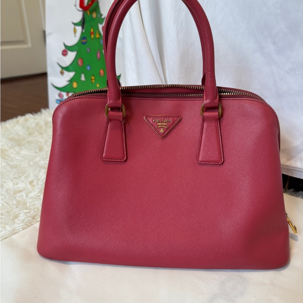 Prada Pink Leather Women's Bag